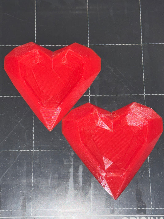 3D Heart shaped feeding dishes